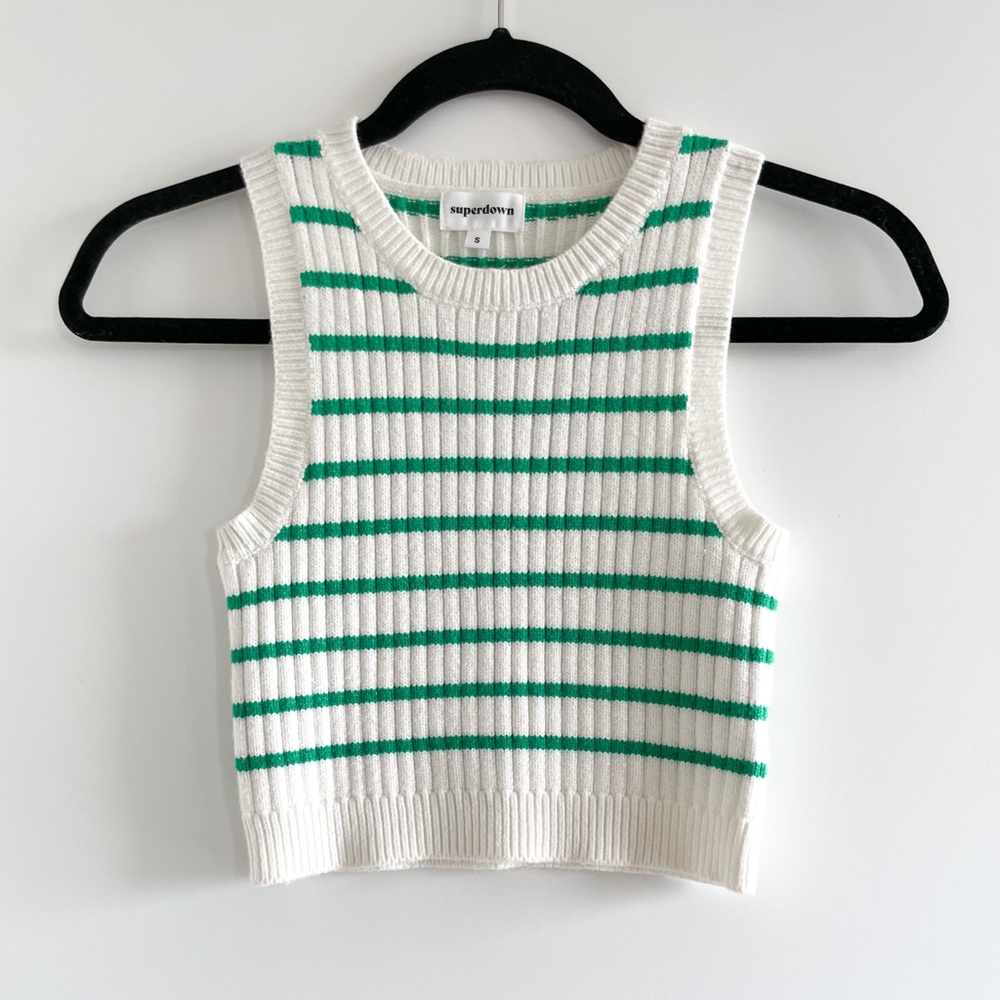 Superdown Striped Knit Tank